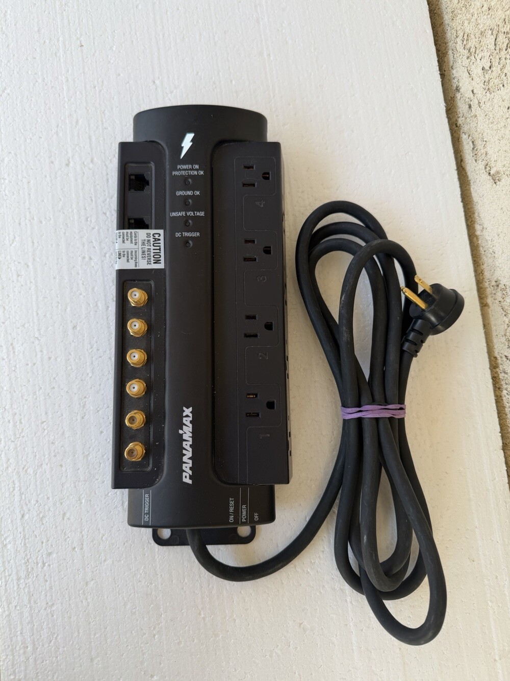 PANAMAX M8HC-PRO MAX-PRO Power Management LAN / SAT Surge Protector Bar